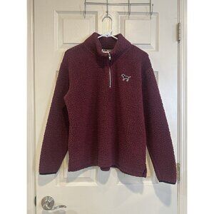 victoria secret Pink Fuzzy Fleece Sweater Size‎ S